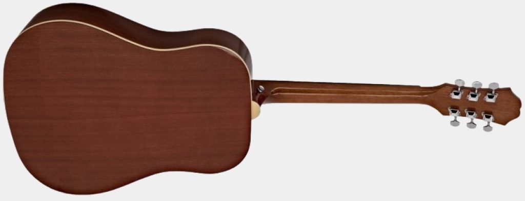 Présentation du manche de l'Epiphone DR-100