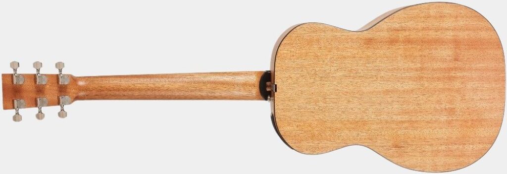 Présentation du dos et des éclisses de la Furch Little Jane 10-CM