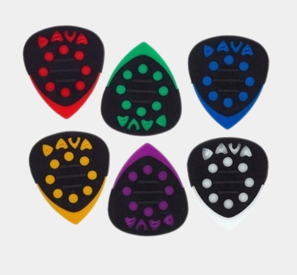 Présentation des médiators Dava Control Grip Tip Delrin Picks