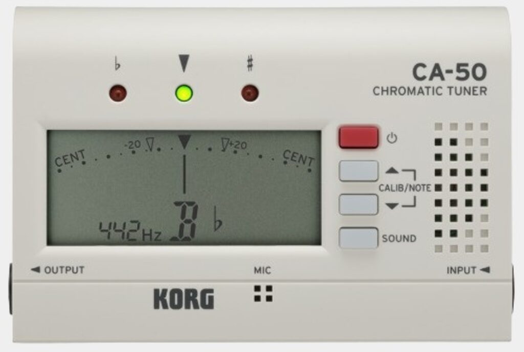 Présentation en détail de l'accordeur Korg CA-50 Chromatic