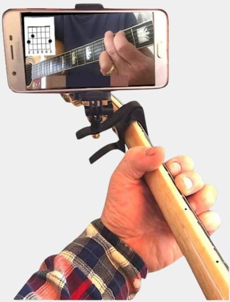 Présentation en détail du capodastre pour smartphone Smart-PO-Smatphone-Capo