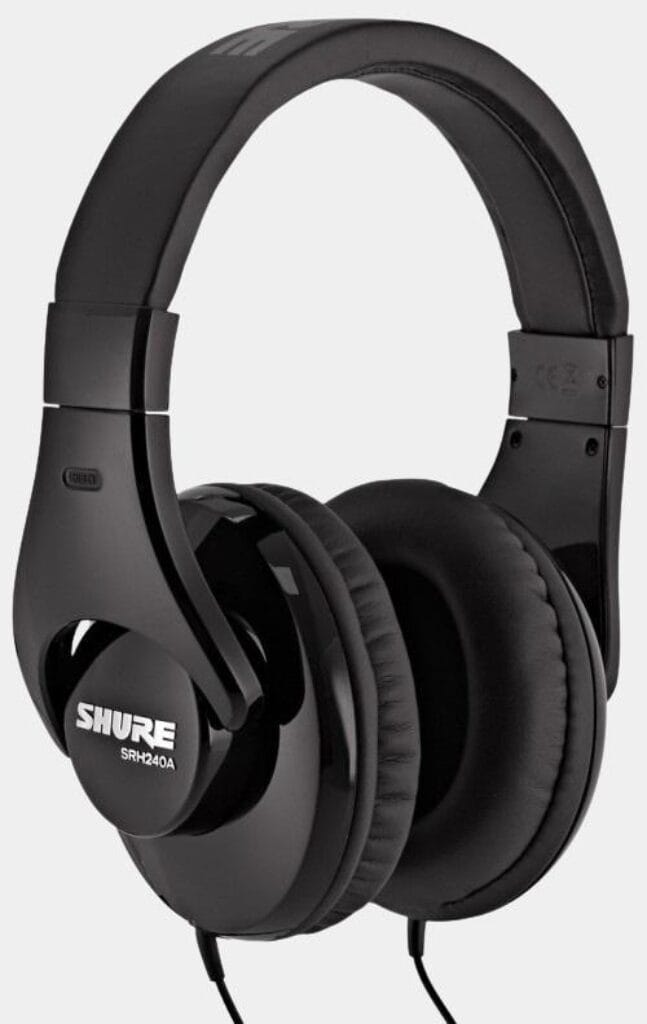 Présentation en détail casque audio Shure SRH240