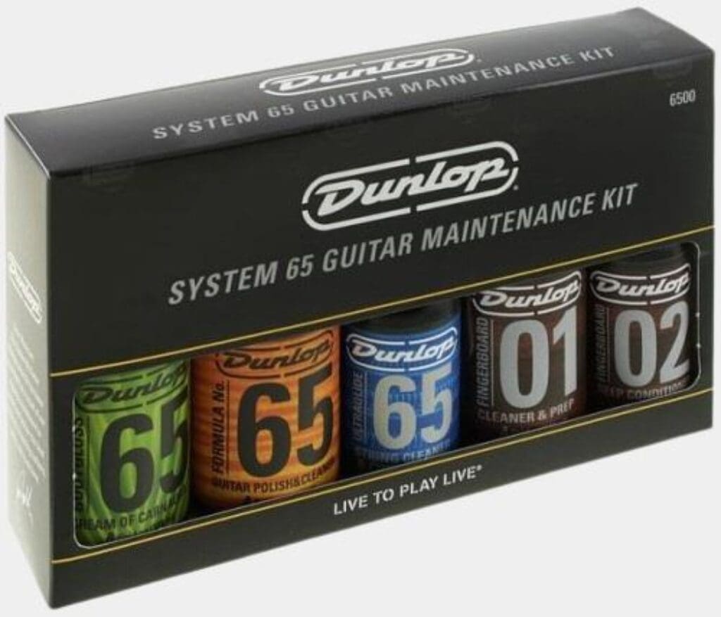Présentation en détail du kit de maintenance Dunlop pour guitaristes