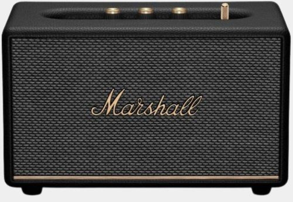 Idée cadeau pour guitariste enceinte haut de gamme Bluetooth Marshall Acton III