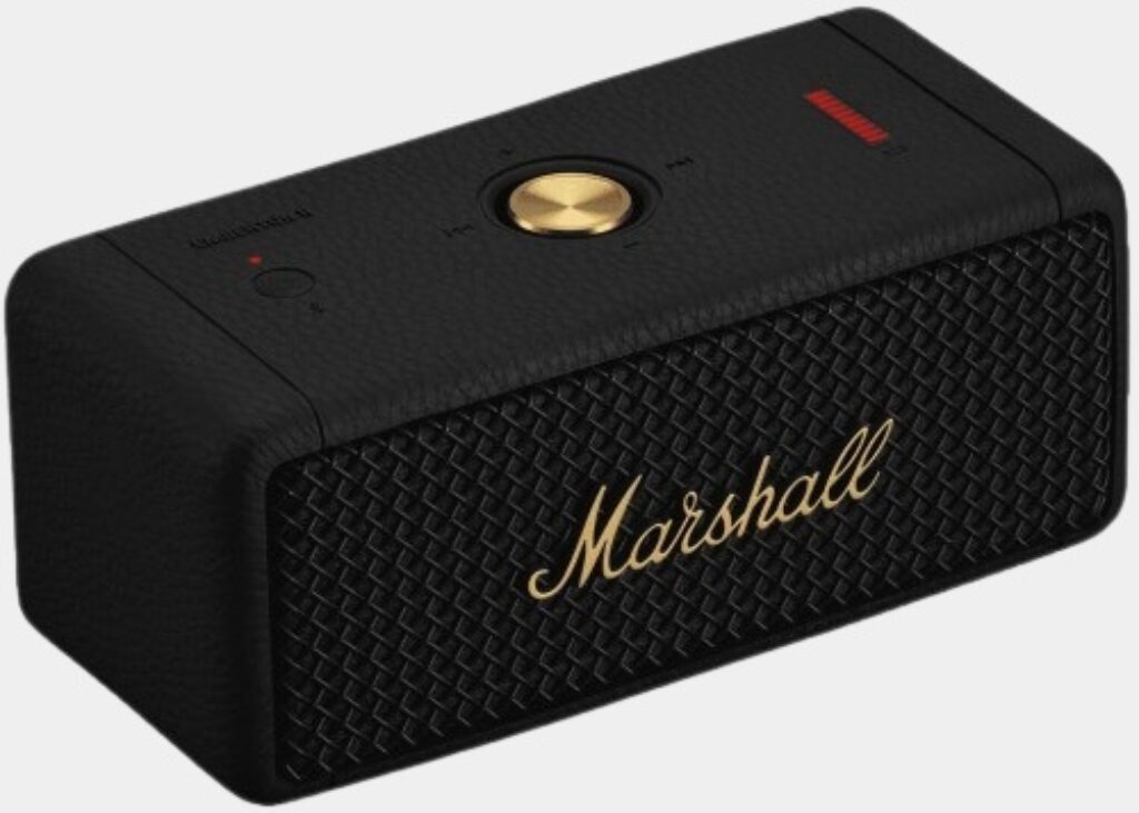 Présentation en détail enceinte Bluetooth Marshall Emberton II Bluetooth