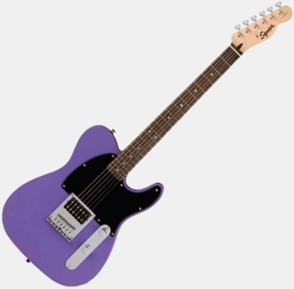 Présentation en détail de la guitare électrique Squier Sonic Esquire H Ultraviolet