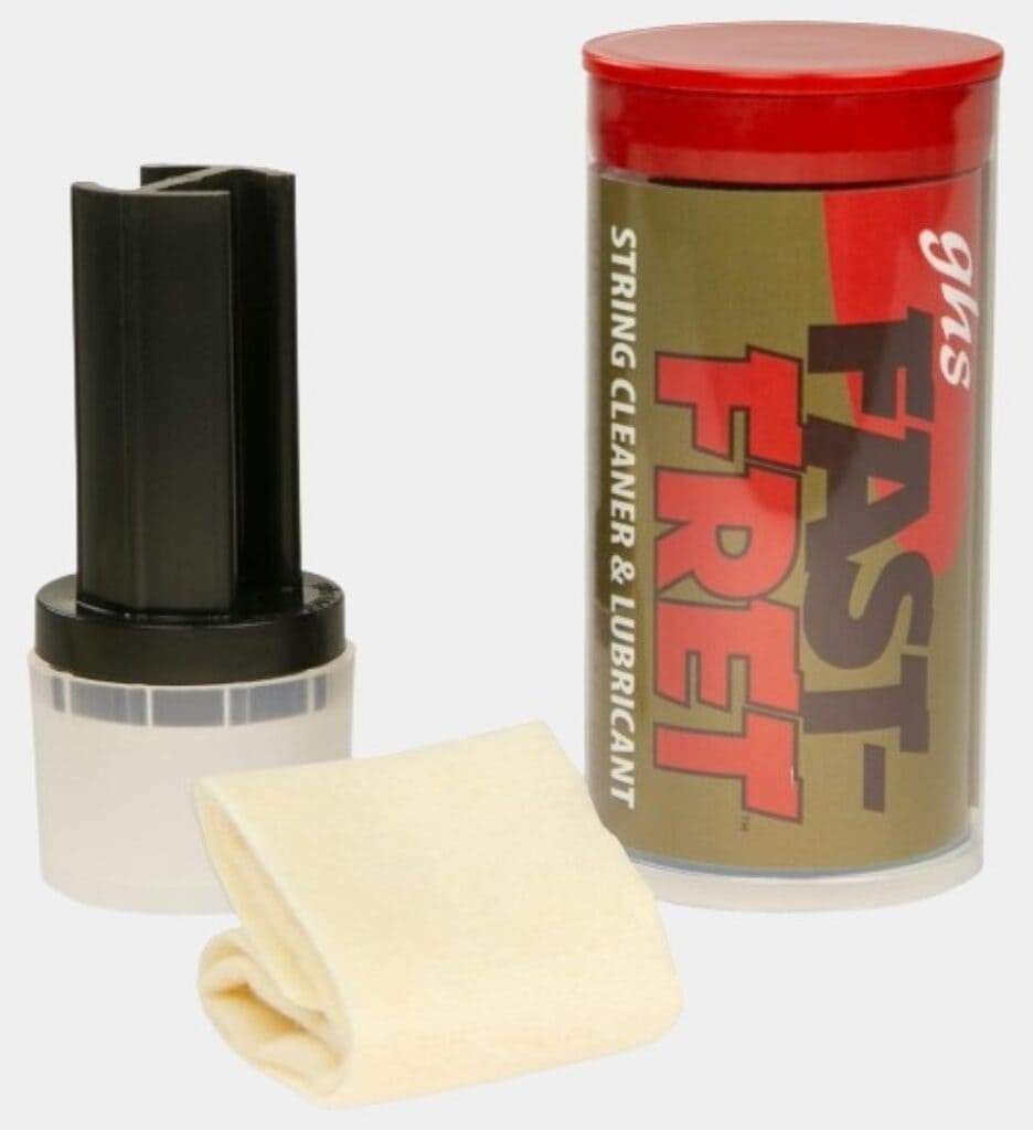 Présentation en détail du kit de maintenance pour l'entretien des cordes de guitares GHS Fast Fret