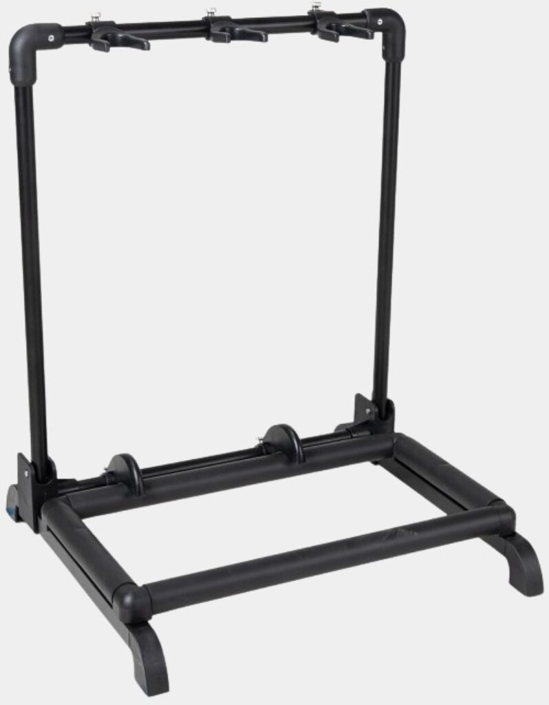 Présentation du stand de rangement pour 3 guitares GEWA