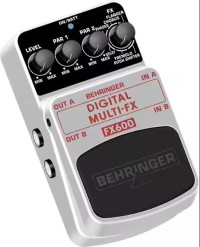 Présentation de la pédale multi-effets électrique Behringer FX 600