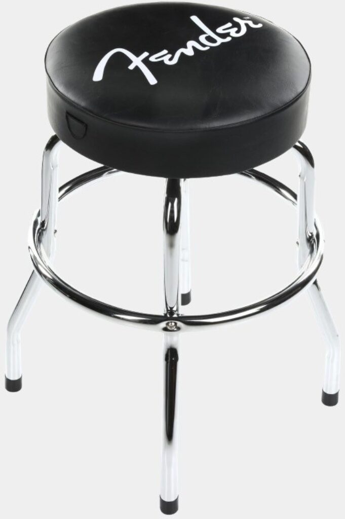 Présentation en détail du tabouret Fender Black Barstool
