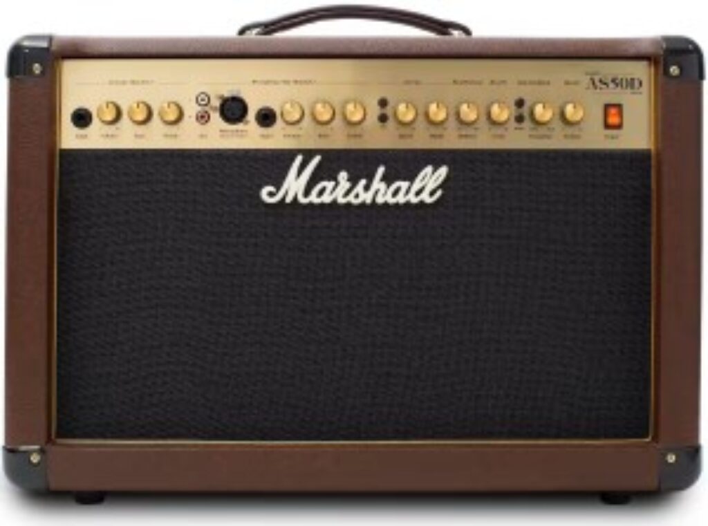 Présentation principale de l'ampli acoustique Marshall AS50D