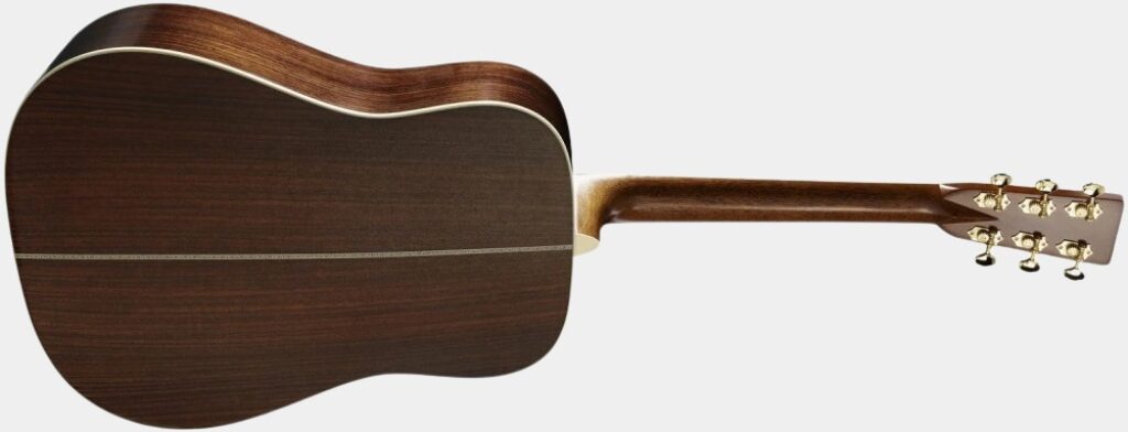 Présentation de dos de la guitare acoustique Martin D-41