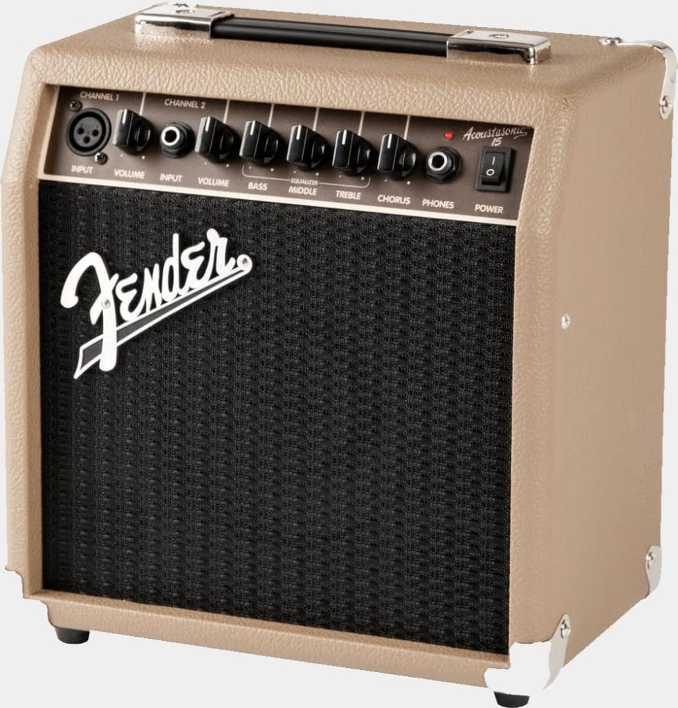 Meilleur ampli guitare acoustique Fender Acoustasonic 15