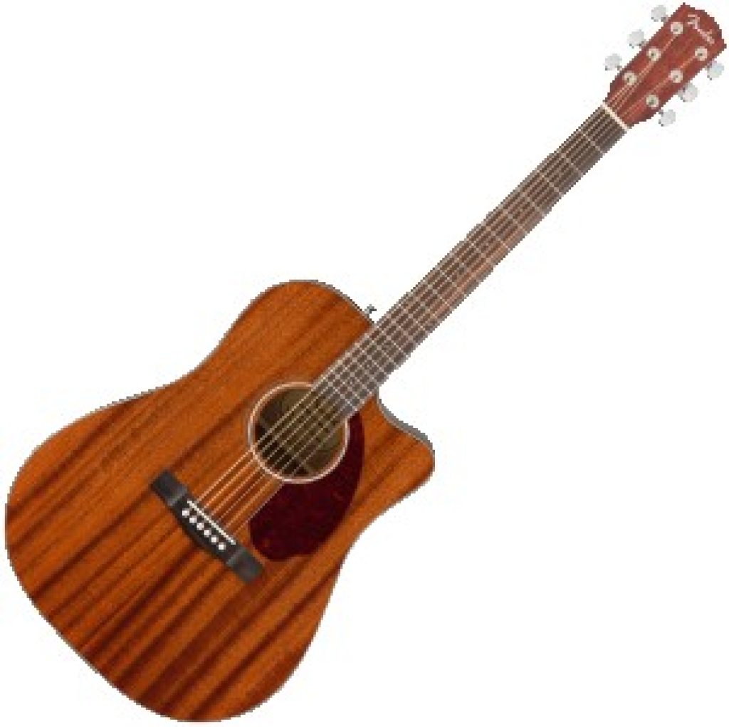 Présentation principale de la guitare électro-acoustique Fender CD-140SCE All-Mahogany