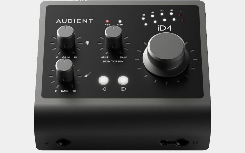 Présentation de l'Audient ID4 MK2 interface audio pour enregistrer une guitare acoustique