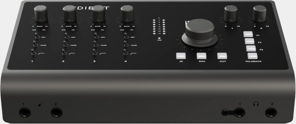 Présentation de l'Audient ID44 MK2 interface audio pour enregistrer une guitare acoustique