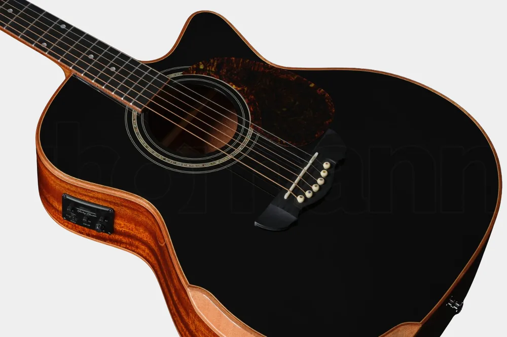 Présentation du préampli de la guitare électro-acoustique Harley Benton CLG-650SM-CE