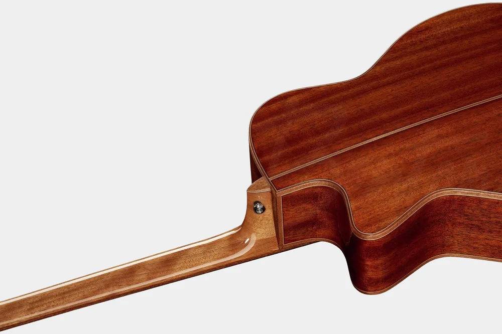 Présentation du manche de la guitare électro-acoustique Harley Benton CLG-650SM-CE