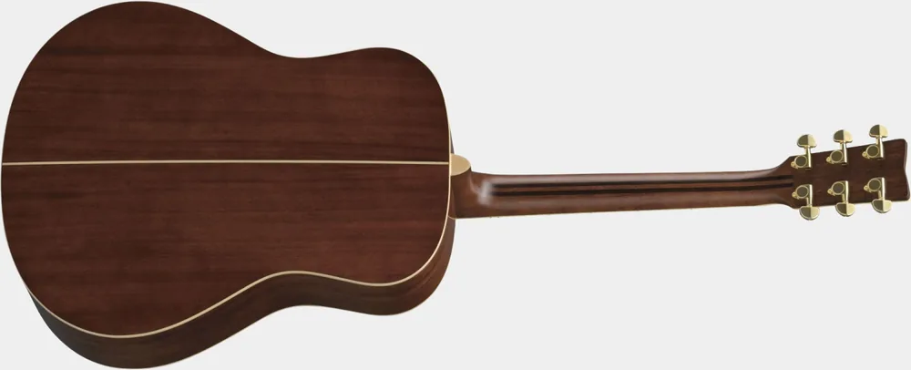 Présentation de dos de la guitare électro-acoustique Yamaha LL16