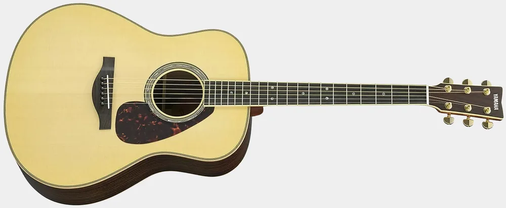 Présentation de face de la guitare électro-acoustique Yamaha LL16